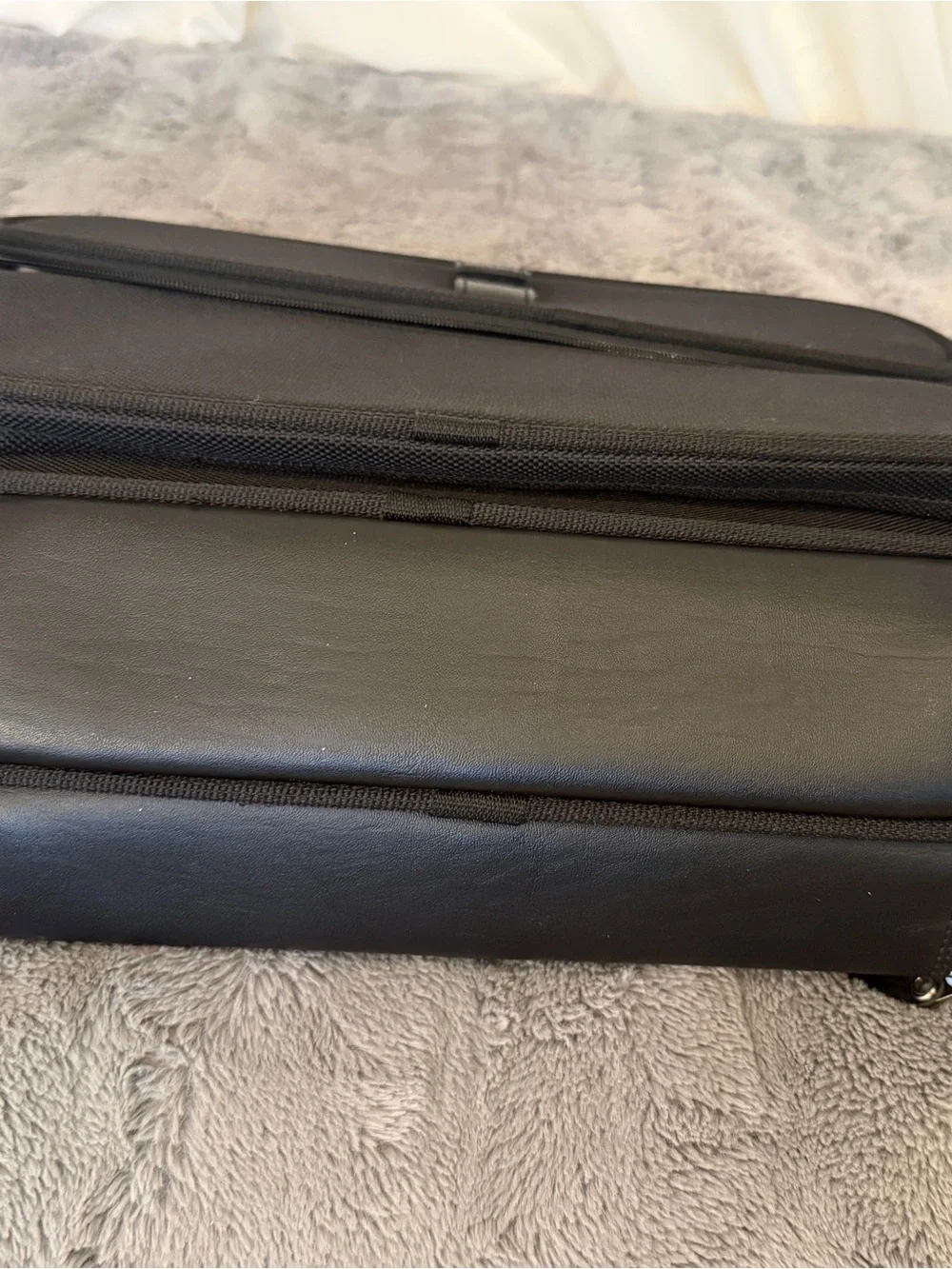 Vintage Samsonite Silhouette 5 Soft Carry-On Bag w/ Trolley Handle Sleeve